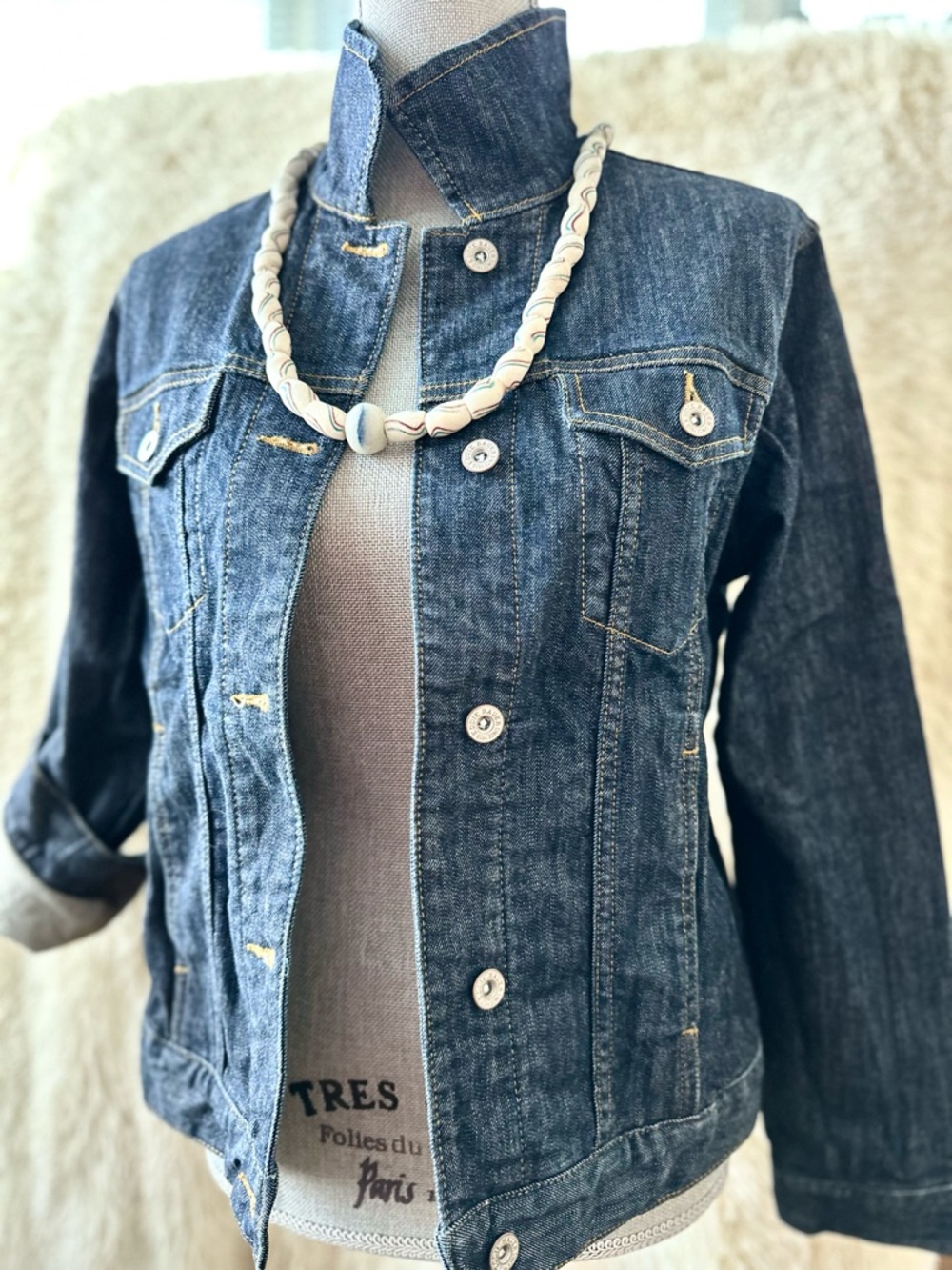 Eddie Bauer Classic Indigo Wash Denim Jacket
